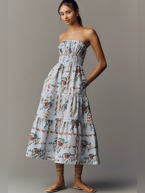 Anthropologie Dresses & Skirts - The Somerset Long Dress: Strapless Edition Size Xs
